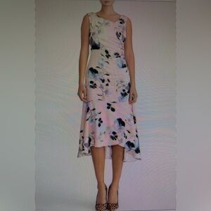 Rachel Roy.Orchid Dress Pink floral. Size 6.